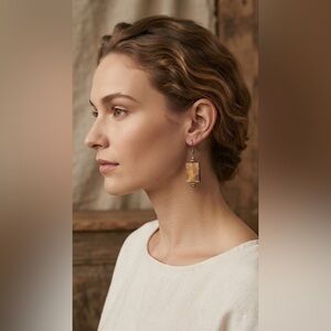 Vintage pendant earrings